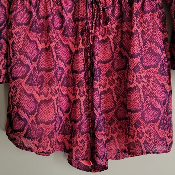 💙HP💙 Show Me Your Mumu Popsicle Python Print Romper S - Picture 9 of 13